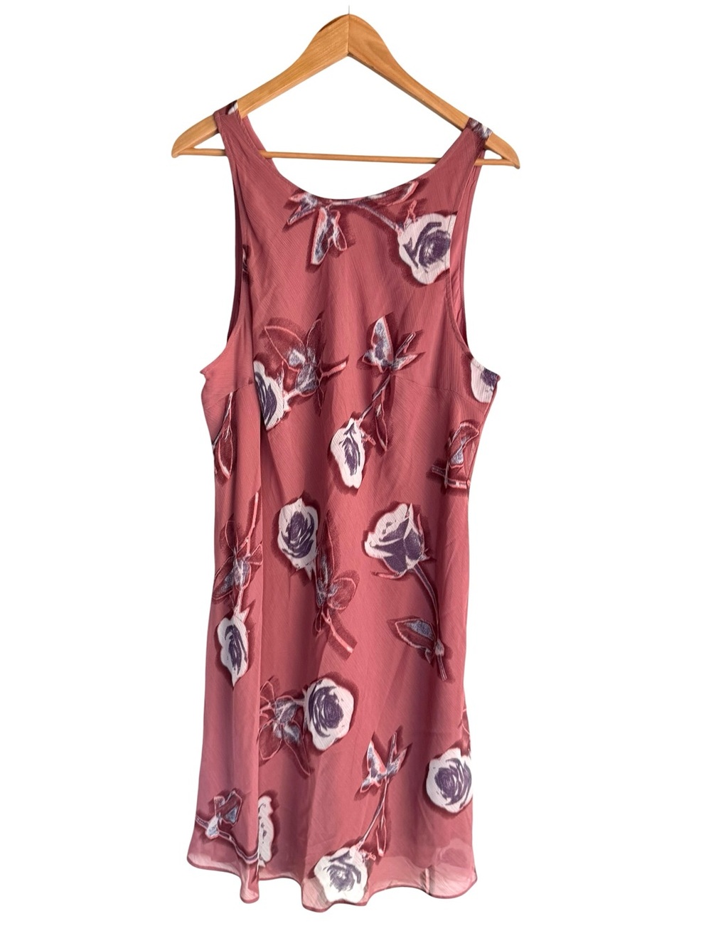 Wild Fable Mini Slip Dress featuring a pink floral print & sleeveless XXL NWT
